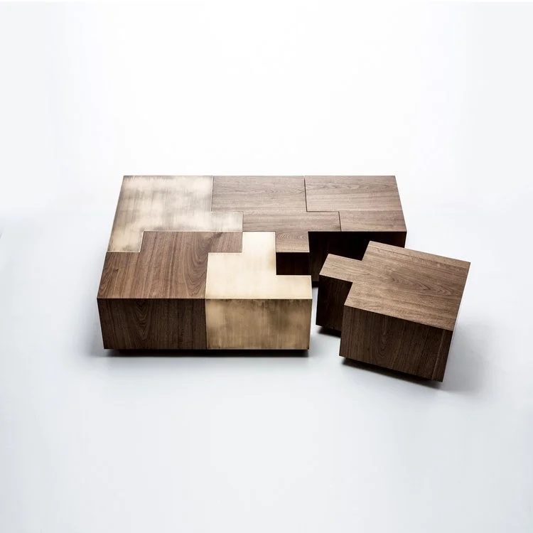 Black Walnut Puzzle Table 