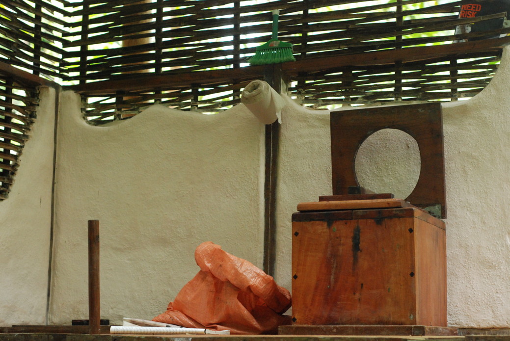 Composting Toilet Lime Plaster