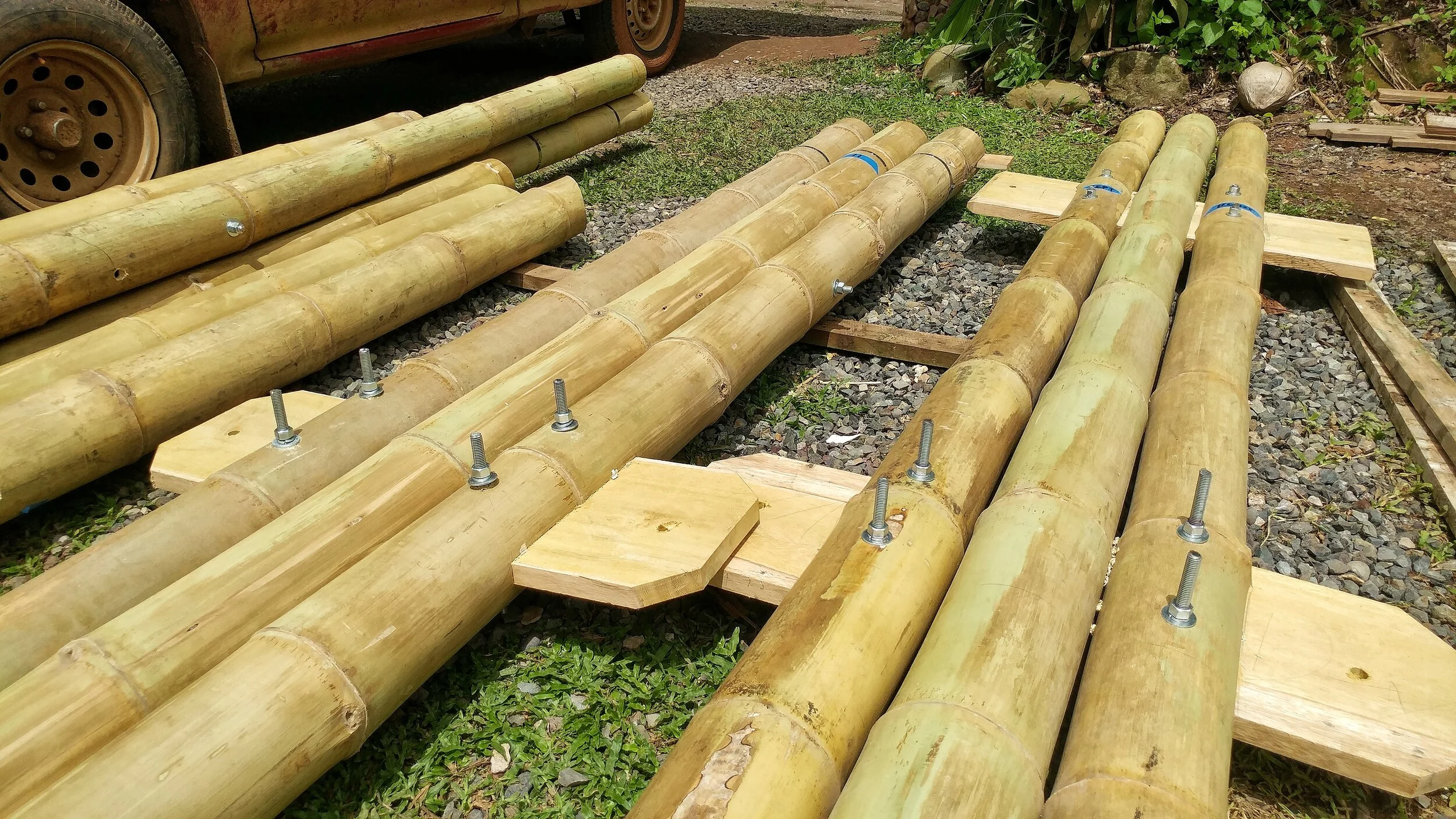 Natural Building Bamboo Construction Rancho Mastatal