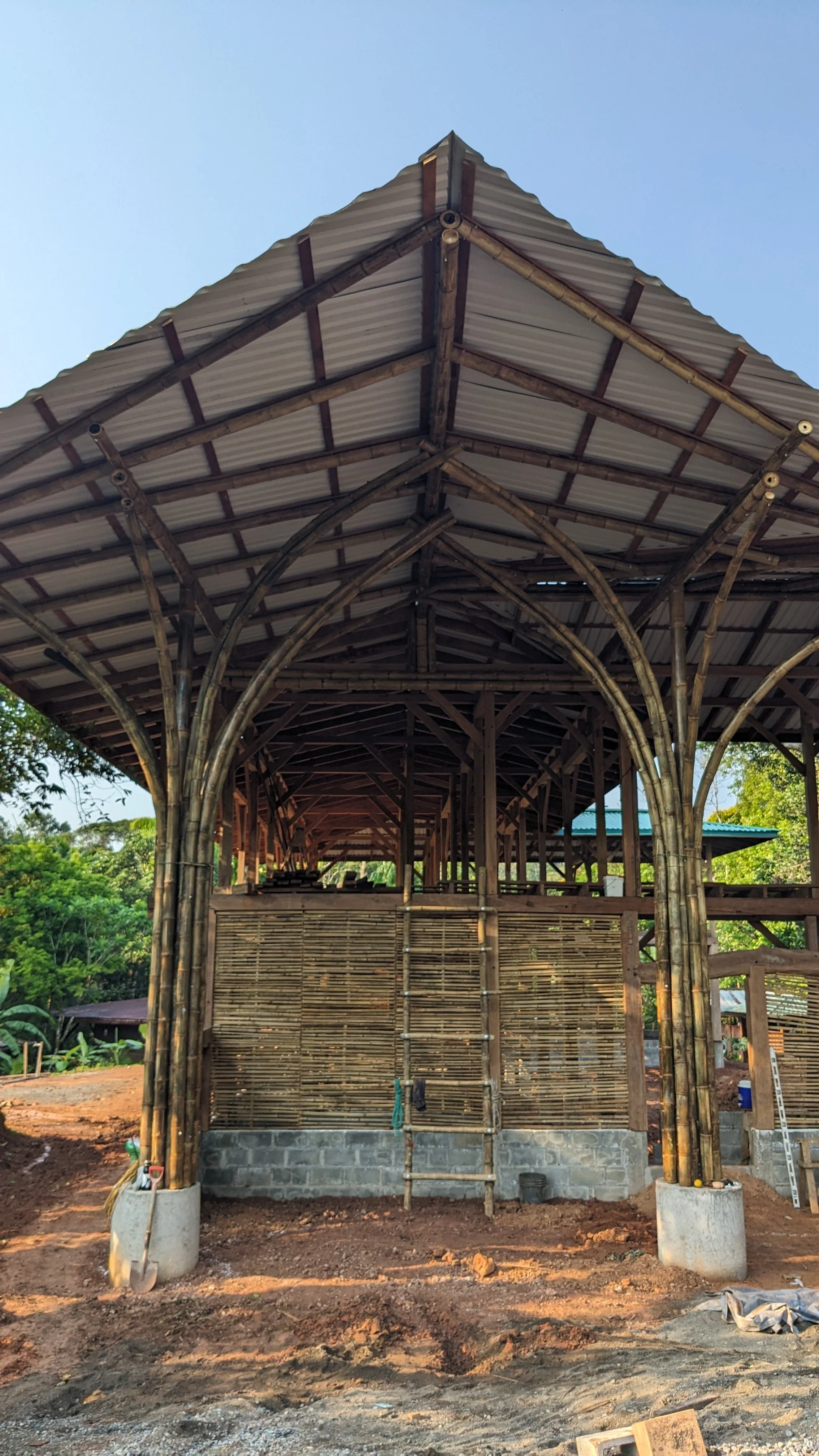 Natural Building:  Bamboo Construction