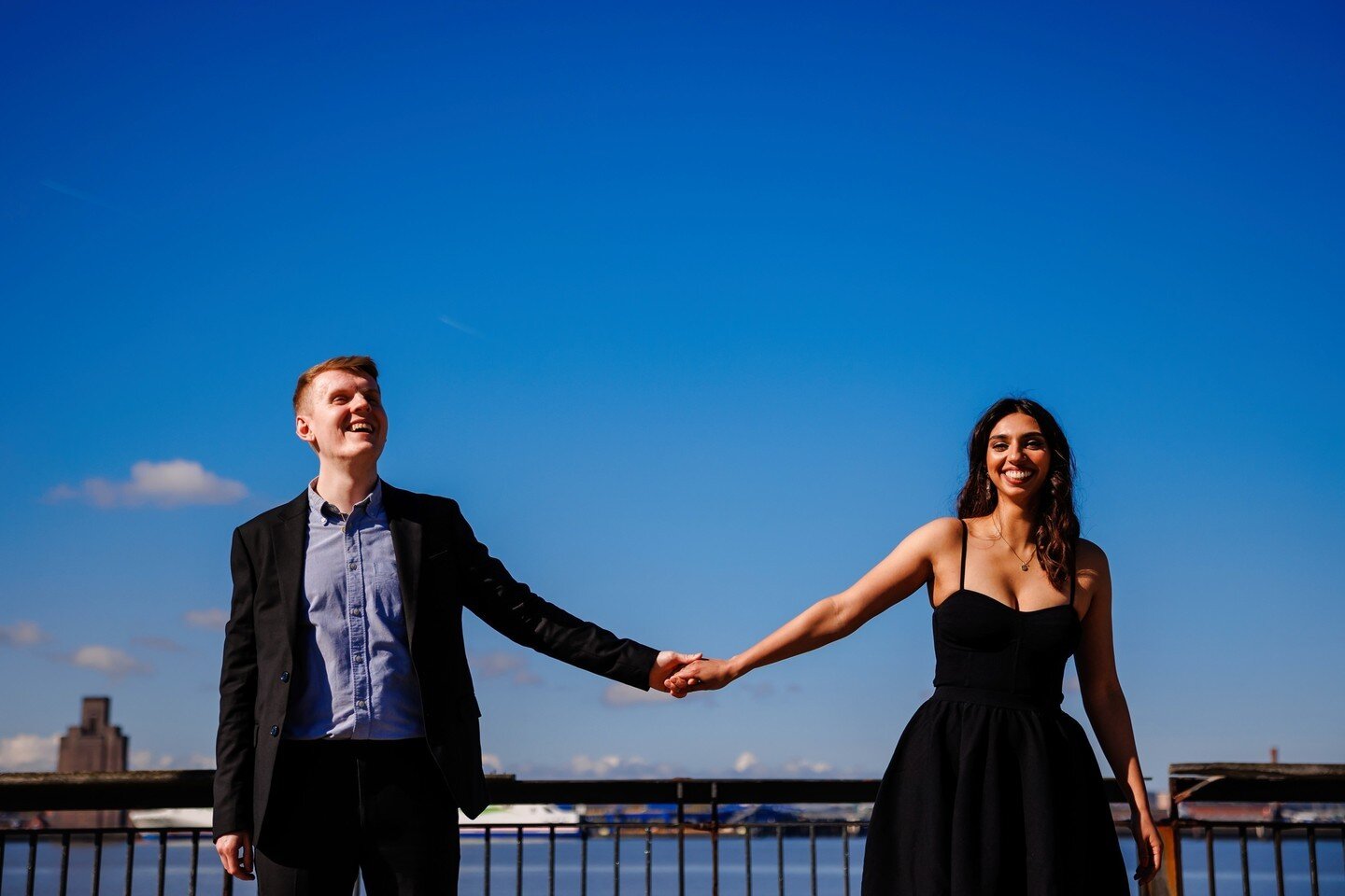 Its so sunny today! We have a shoot free weekend and so are making the most of our garden today 😎 ⁠
⁠
We had glorious sunshine and blue skies for Anita and Ian's pre wedding shoot recently. Liverpool is always good to us!⁠
⁠