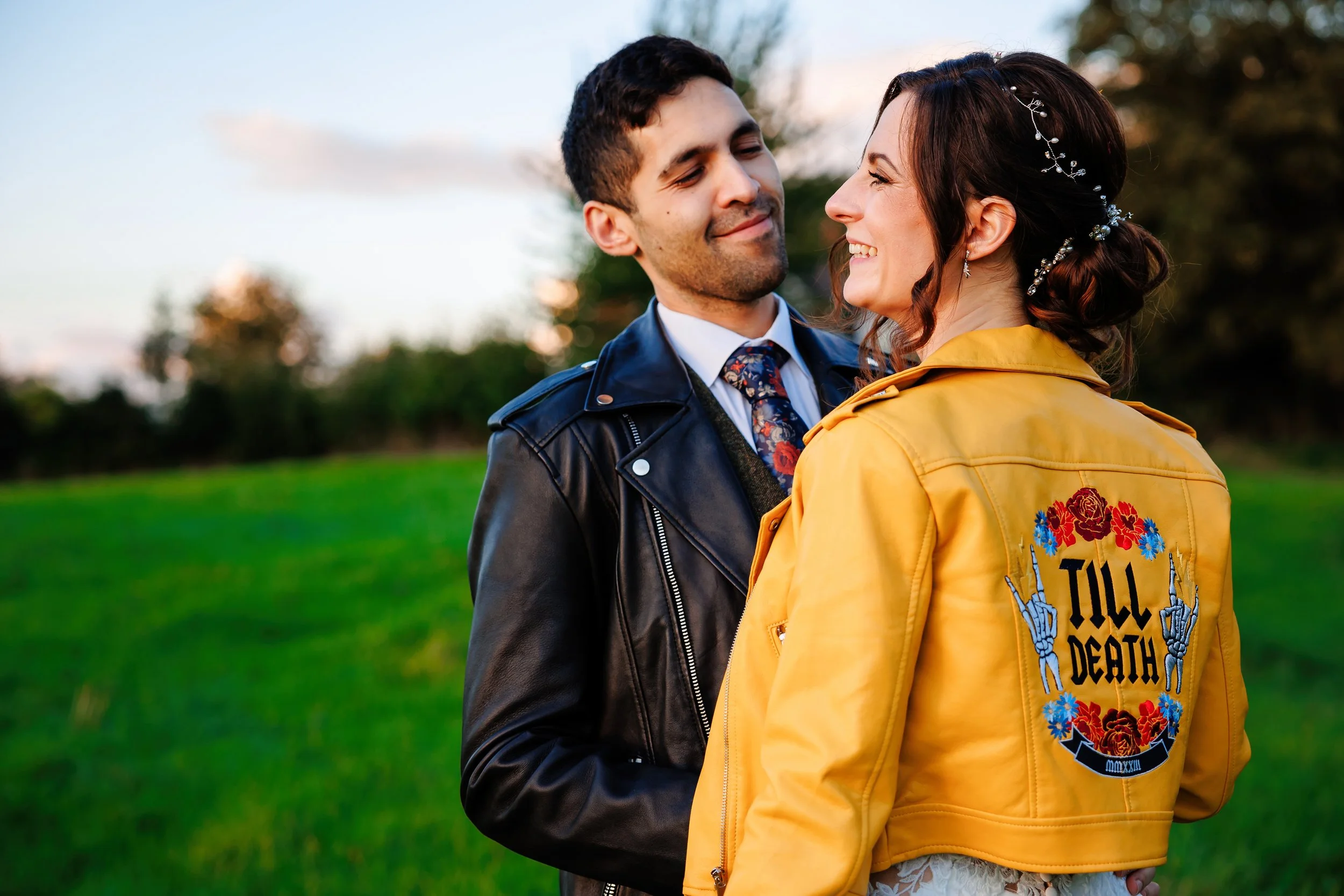Chantel and Nathan's woodland tipi wedding at The Wroxeter in Shropshire
