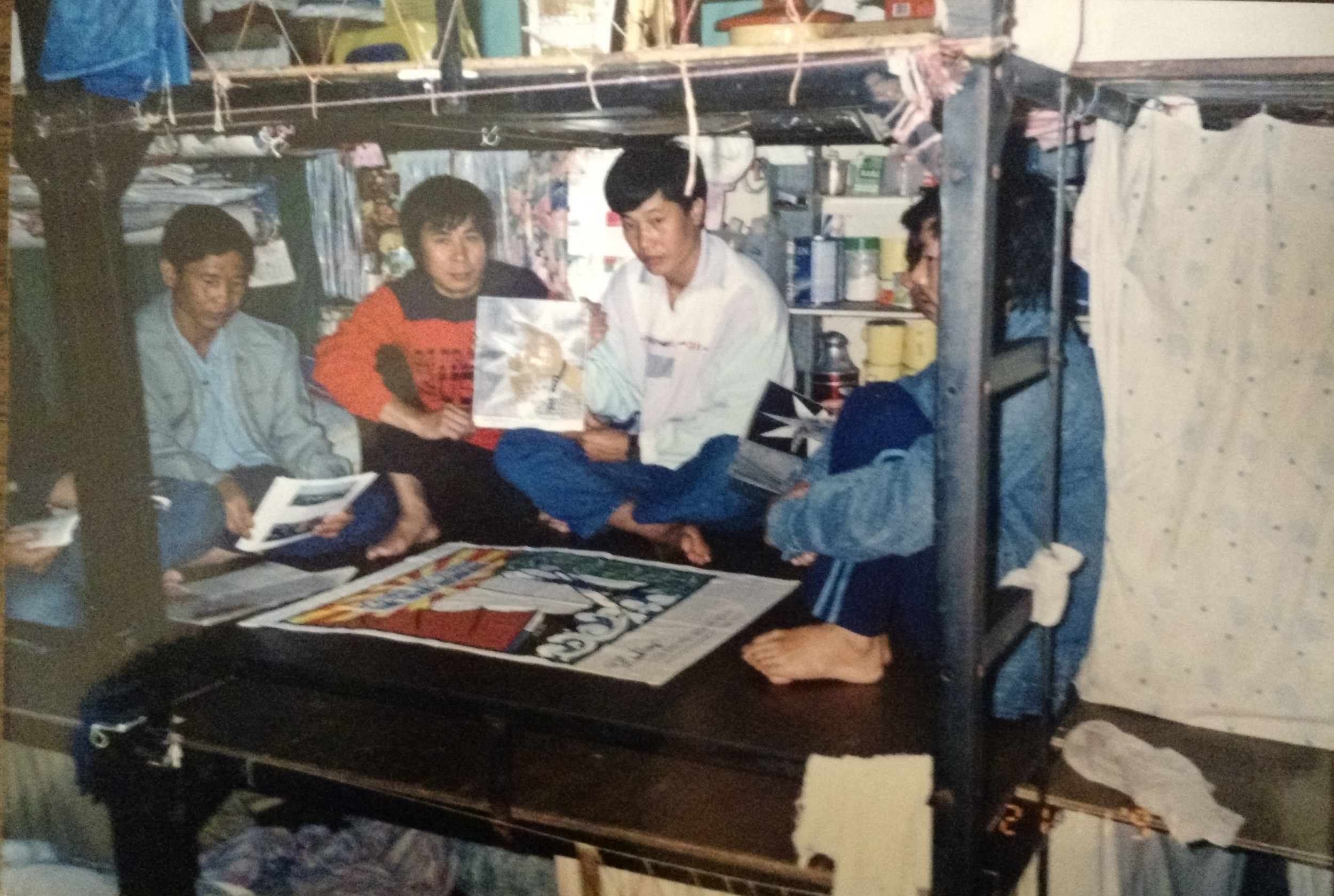 Credit: BPSOS Credit. Possibly Vu Manh Tuan and his roommates from Camp 1 as mentioned in the letter.