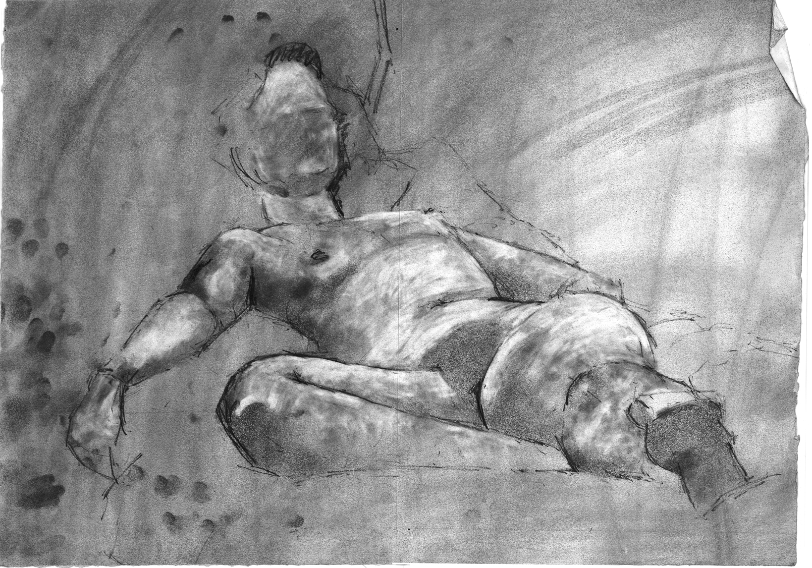 Reclining Nude #10 1987 | 42 x 59cm Graphite Signed on front Email me for sales enquiry