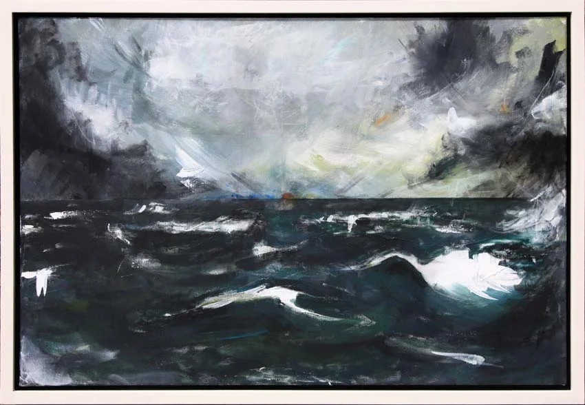 Wave 2013 | 76 x 56 x 1.5cm Acrylic on canvas Signed COMMISSION