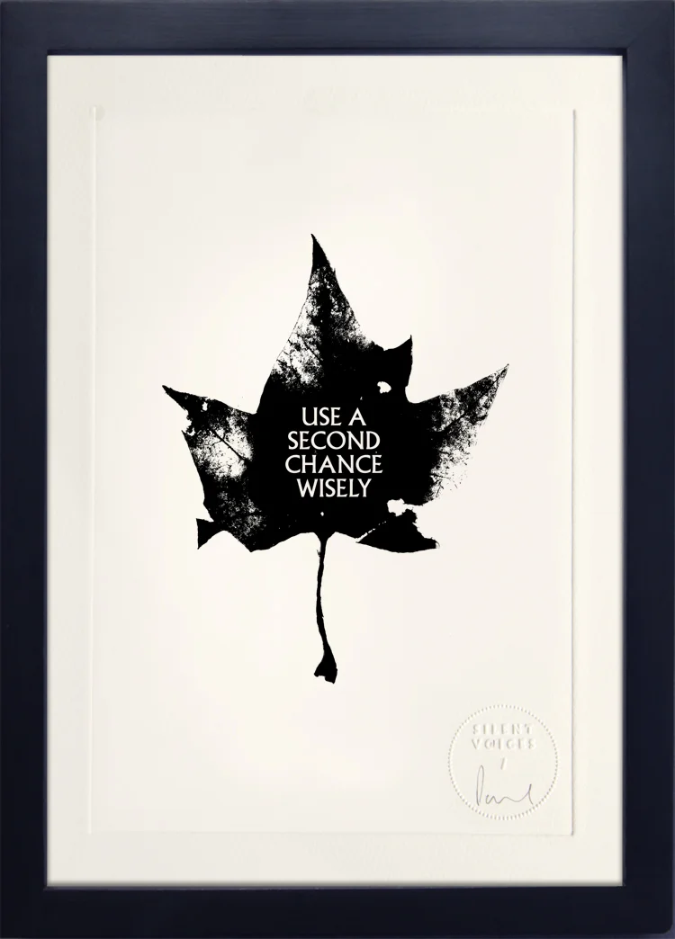 Use A Second Chance Wisely Etching on Somerset Satin (300gsm) Edition of 10 Artwork sold unframed Embossed, signed and numbered on front Buy this artwork