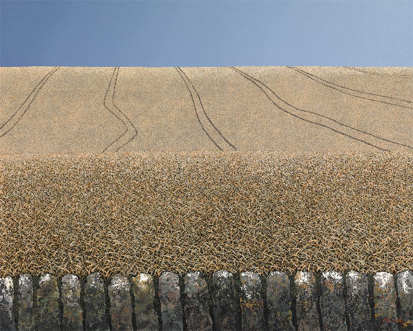 Tracks In The Corn, Michael Kidd (RONA Group) Langham Gallery www.langhamgallery.com