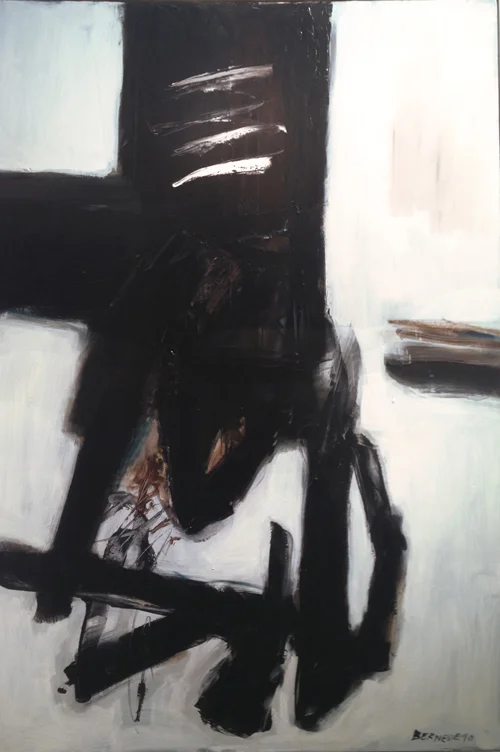 Georges Bernéde – Composition 90-05 (1990) Whitford Fine Art