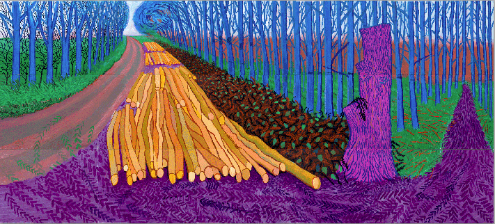 Winter Timber, David Hockney 2009