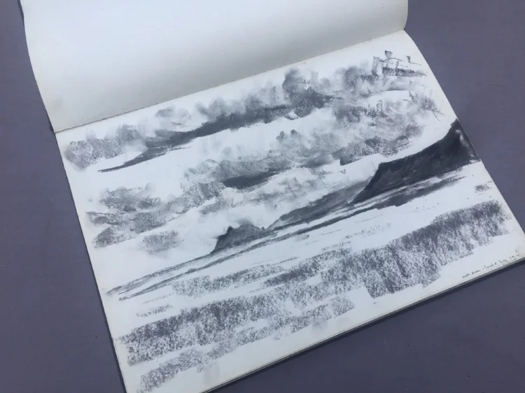 Sketching 'North Arran' in 2008