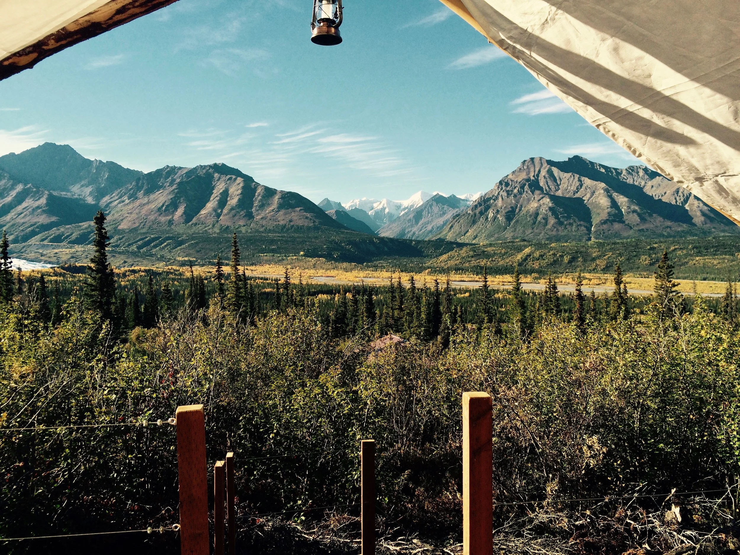 Matanuska Glacier in the Fall