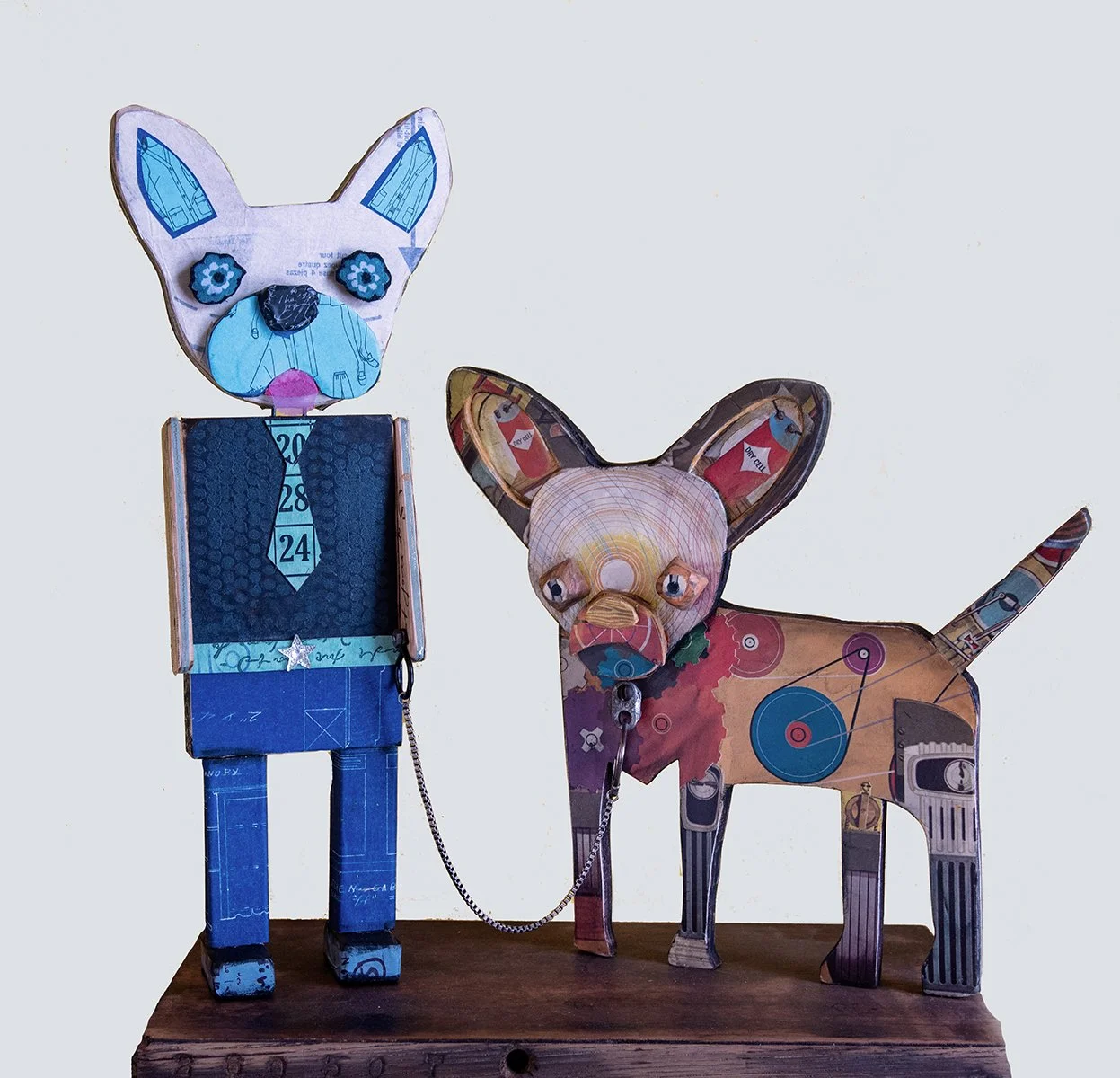 3D mixed-media piece from Stephanie Bartz and Jen Arpin. Wisconsin fine art piece exhibited in the Wisconsin Craft Creative Playground show at Alverno College Art & Cultures Gallery.