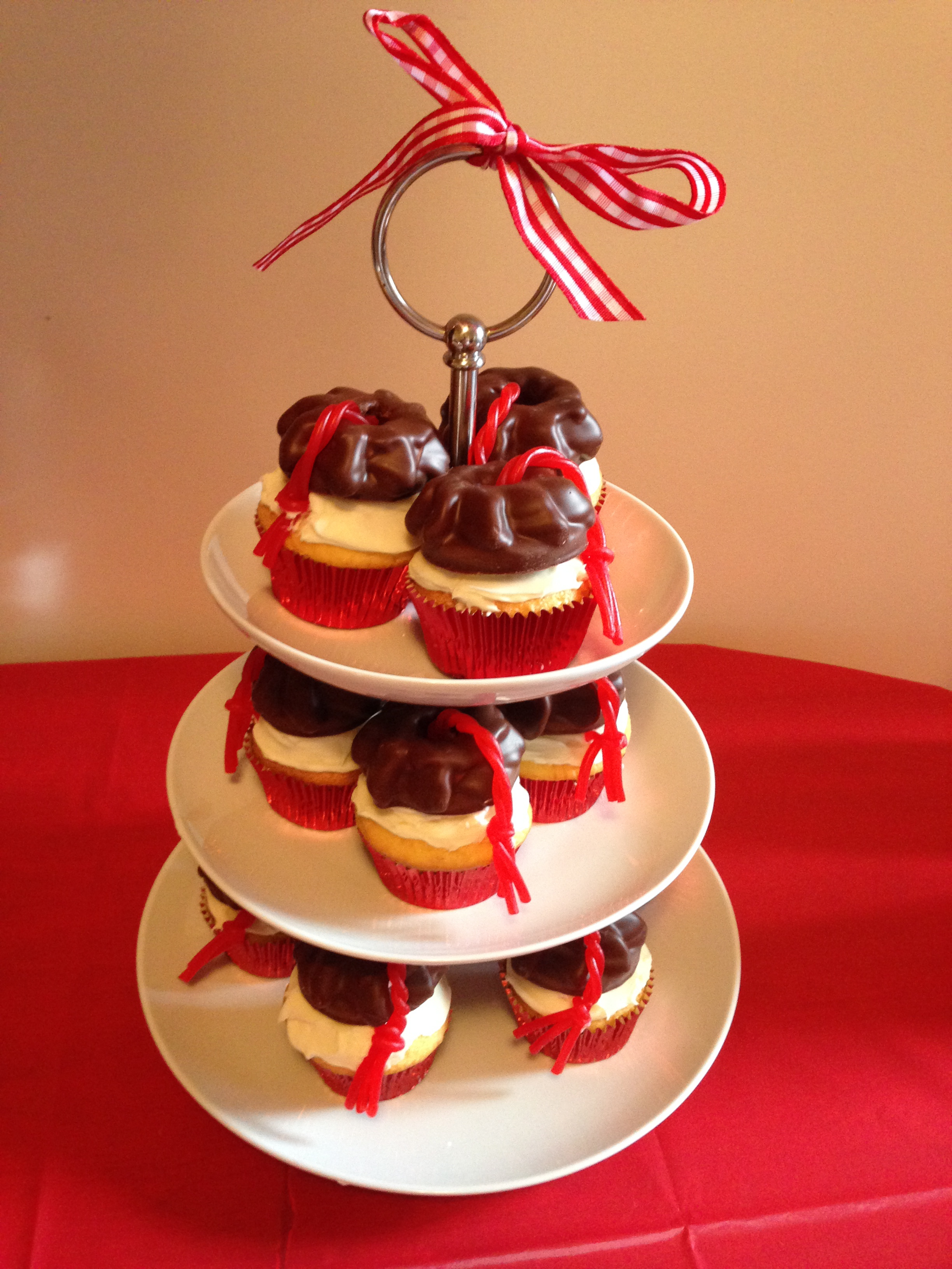 A tower of tasty tams!