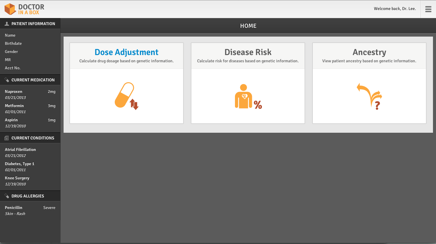 Landing page