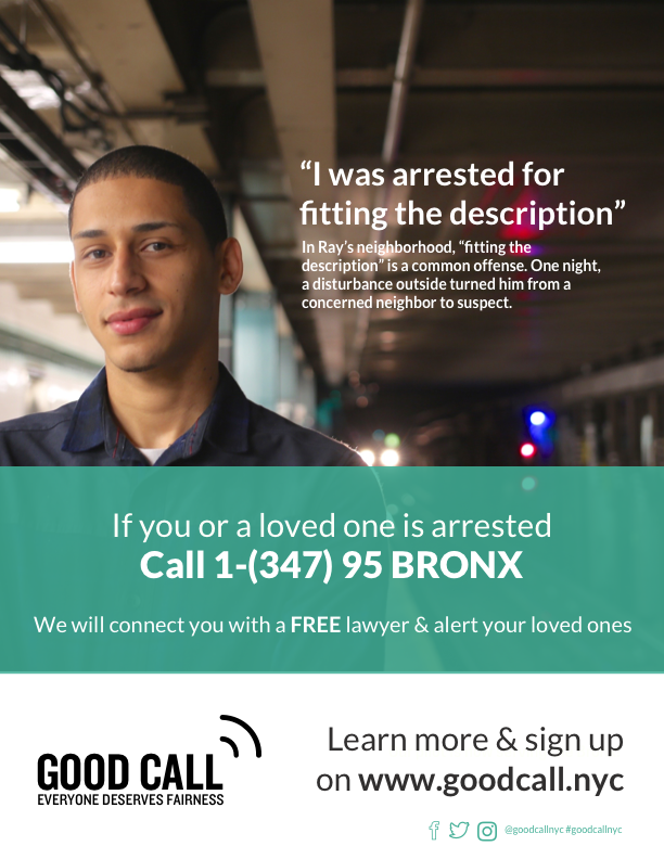 Posters we distributed and hung up at community centers and organizations