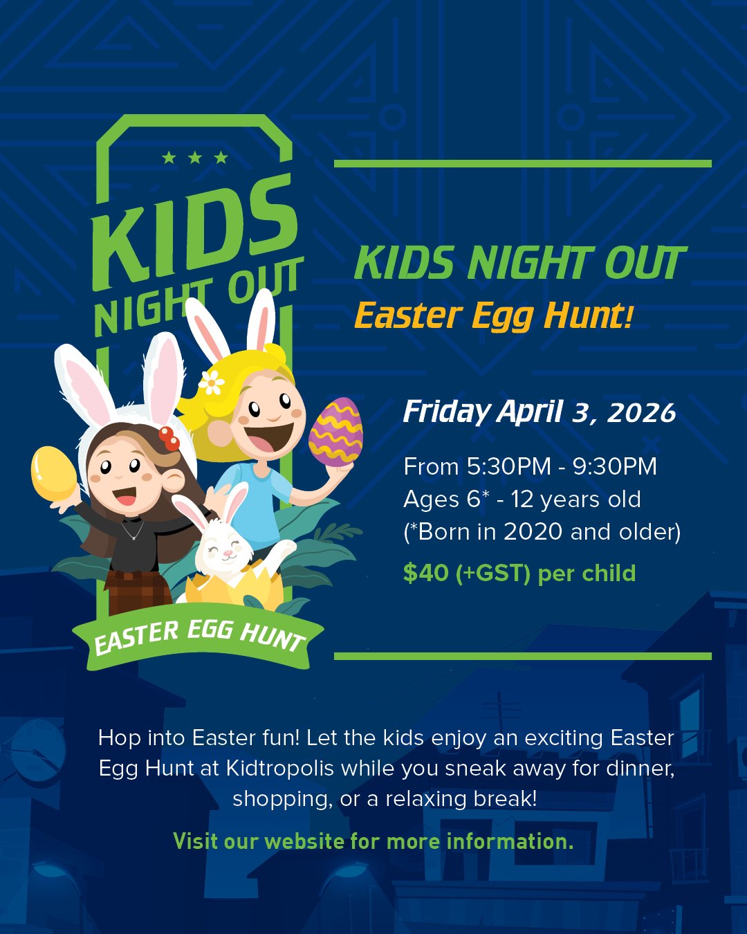 Kid's Night Out - EASTER EGG HUNT!