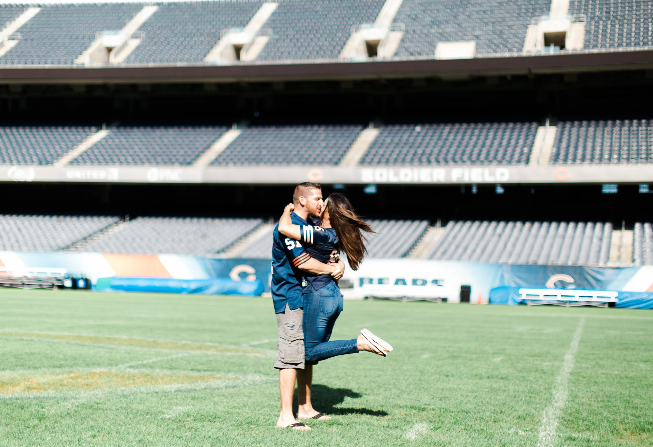 Bonphotage - Soldier Field Engagement - Georgia + Steve 