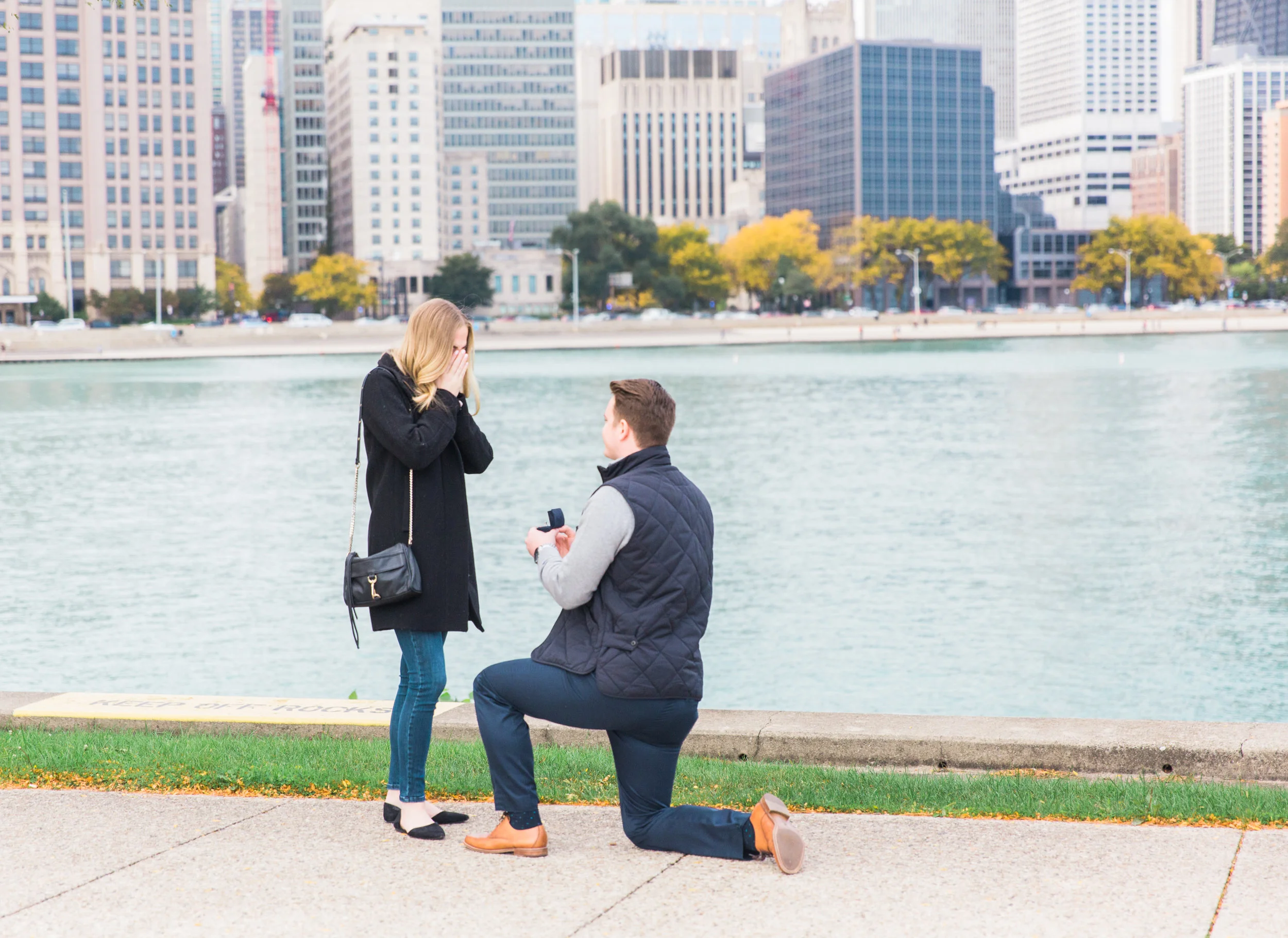 Bonphotage Chicago Surprise Proposal Photography - Jordan + Ali 
