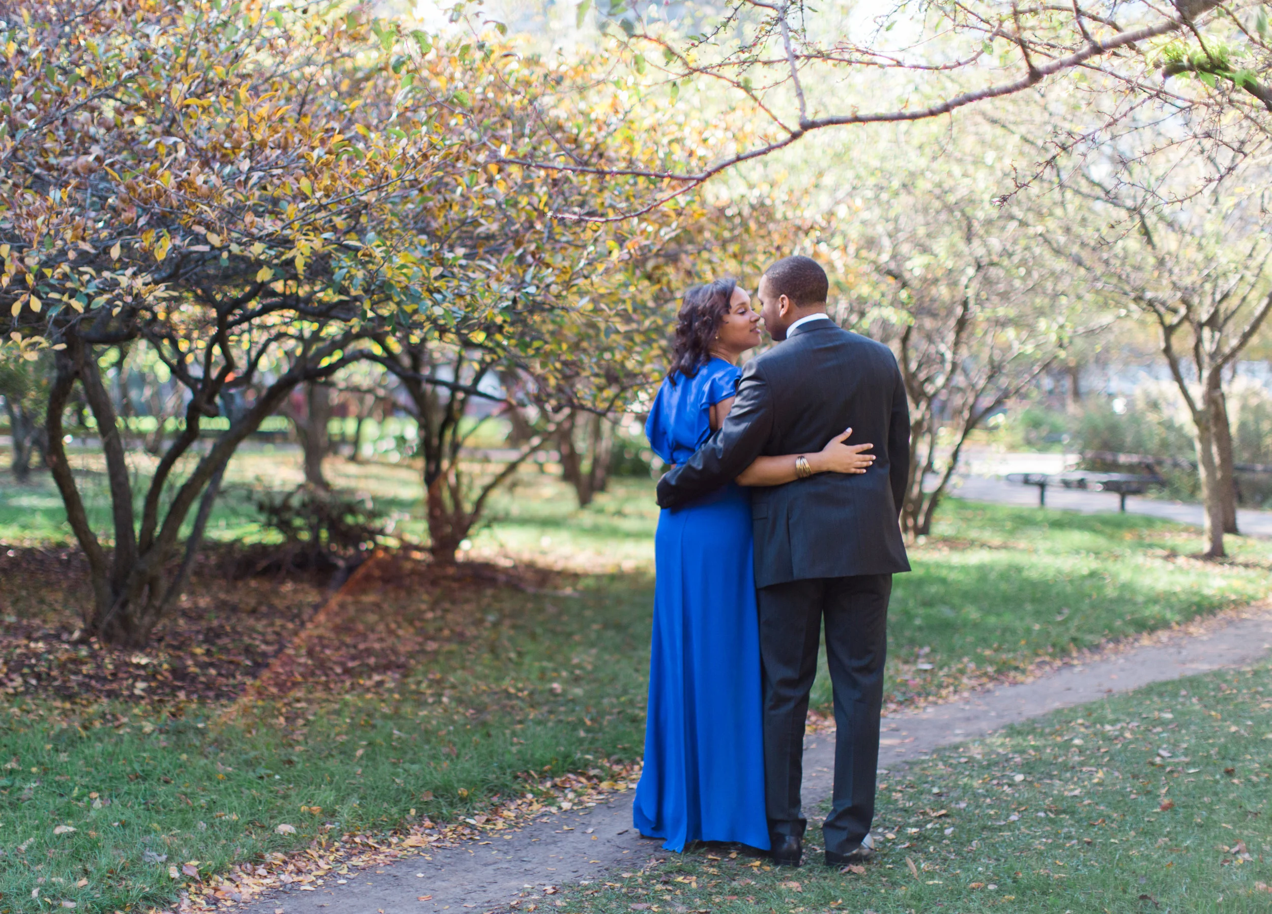 Bonphotage Autumn Chicago Engagement Photography - Carole + Shameeke