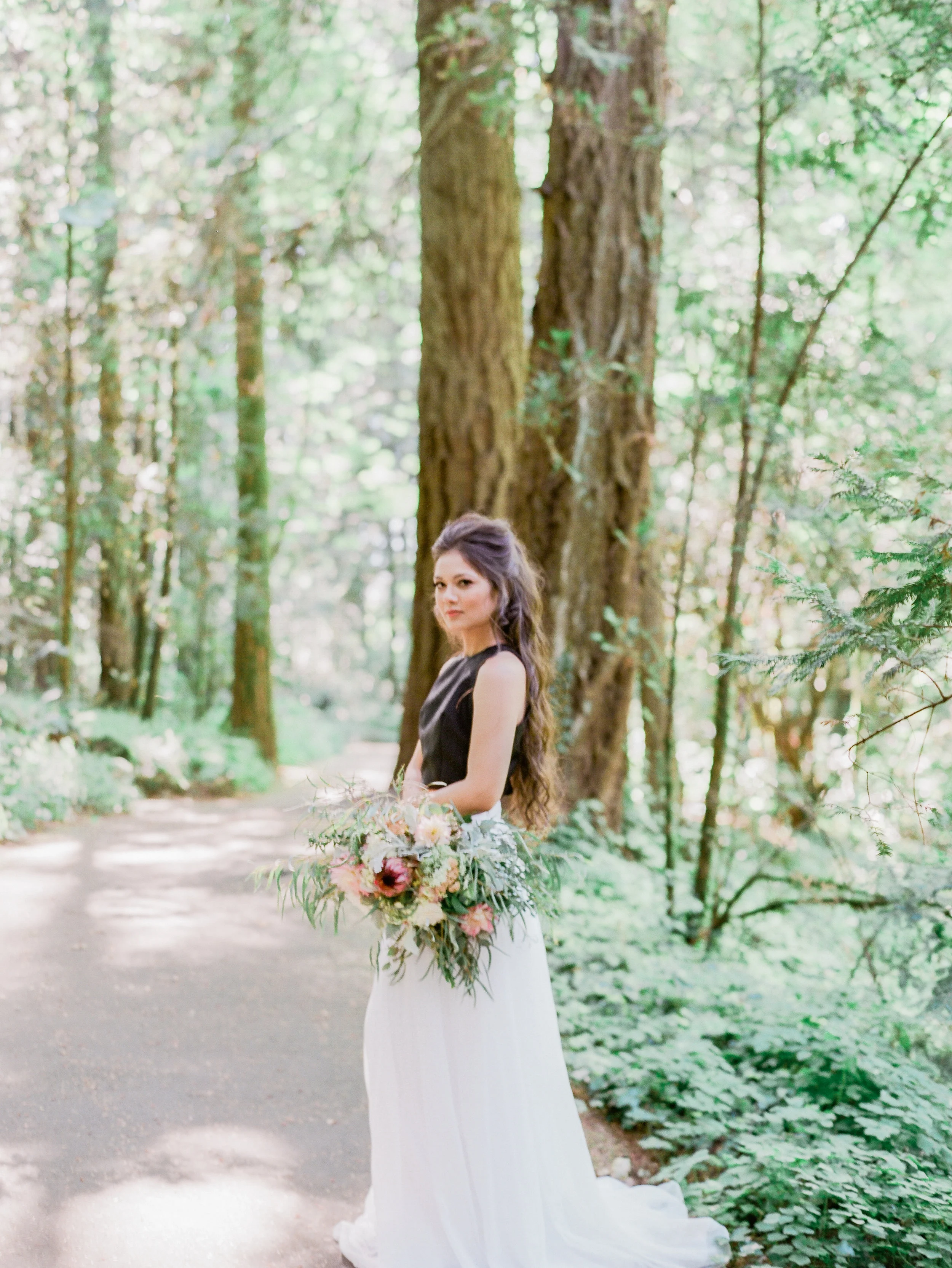 Bonphotage - Wild Flower-Inspired Bridal Portraits - Portland, Oregon