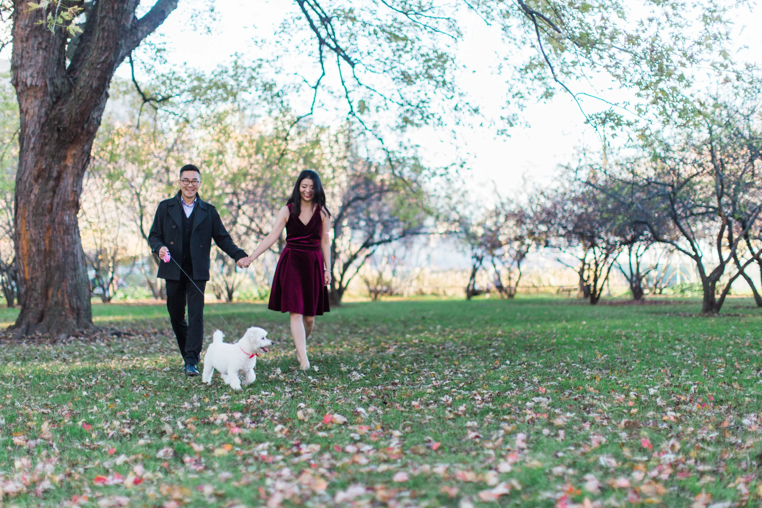 Bonphotage Autumn Engagement Photography - Fei + Yoomin