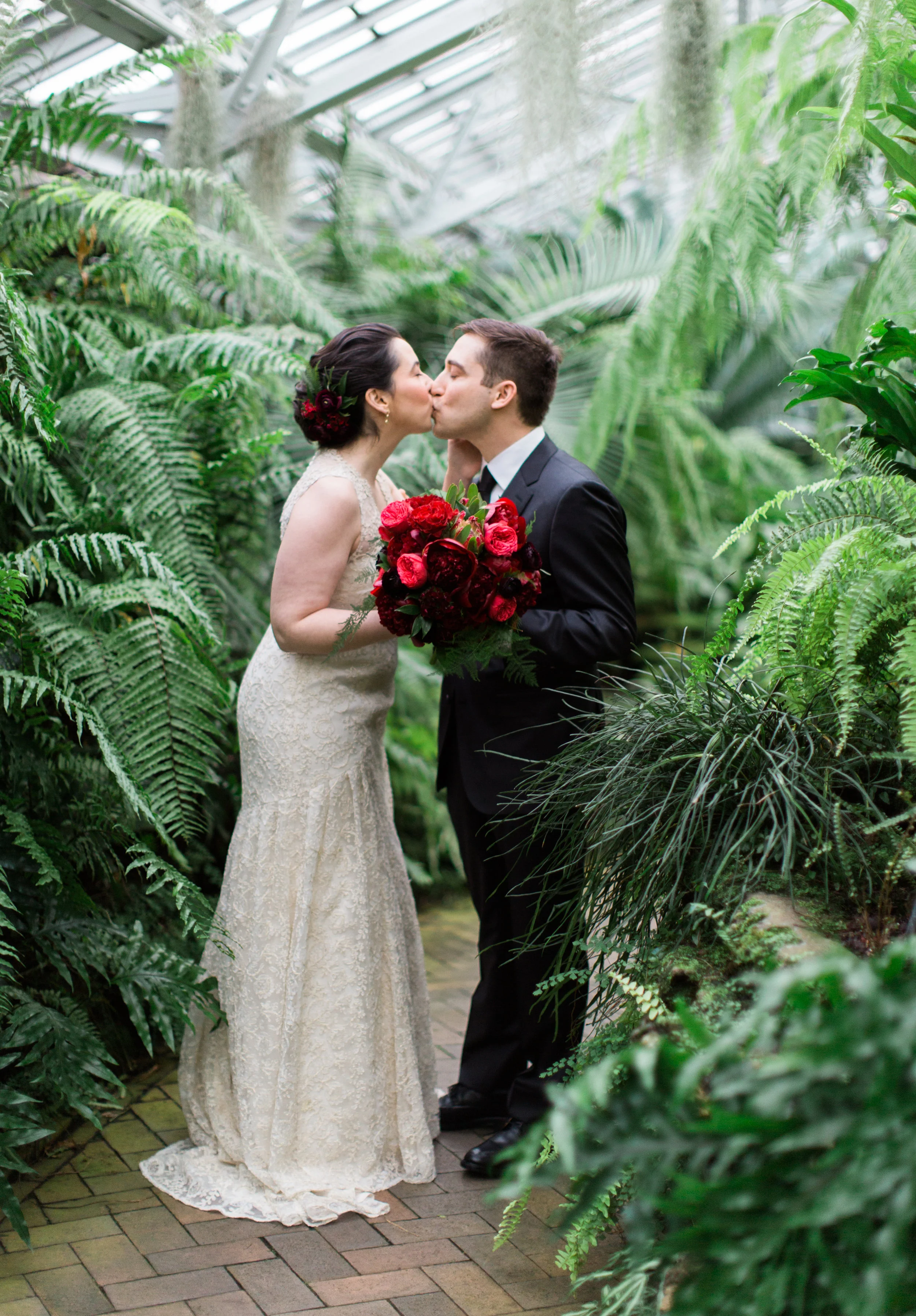 Bonphotage Chicago Wedding Photography - Garfield Conservatory - Rachel + David 
