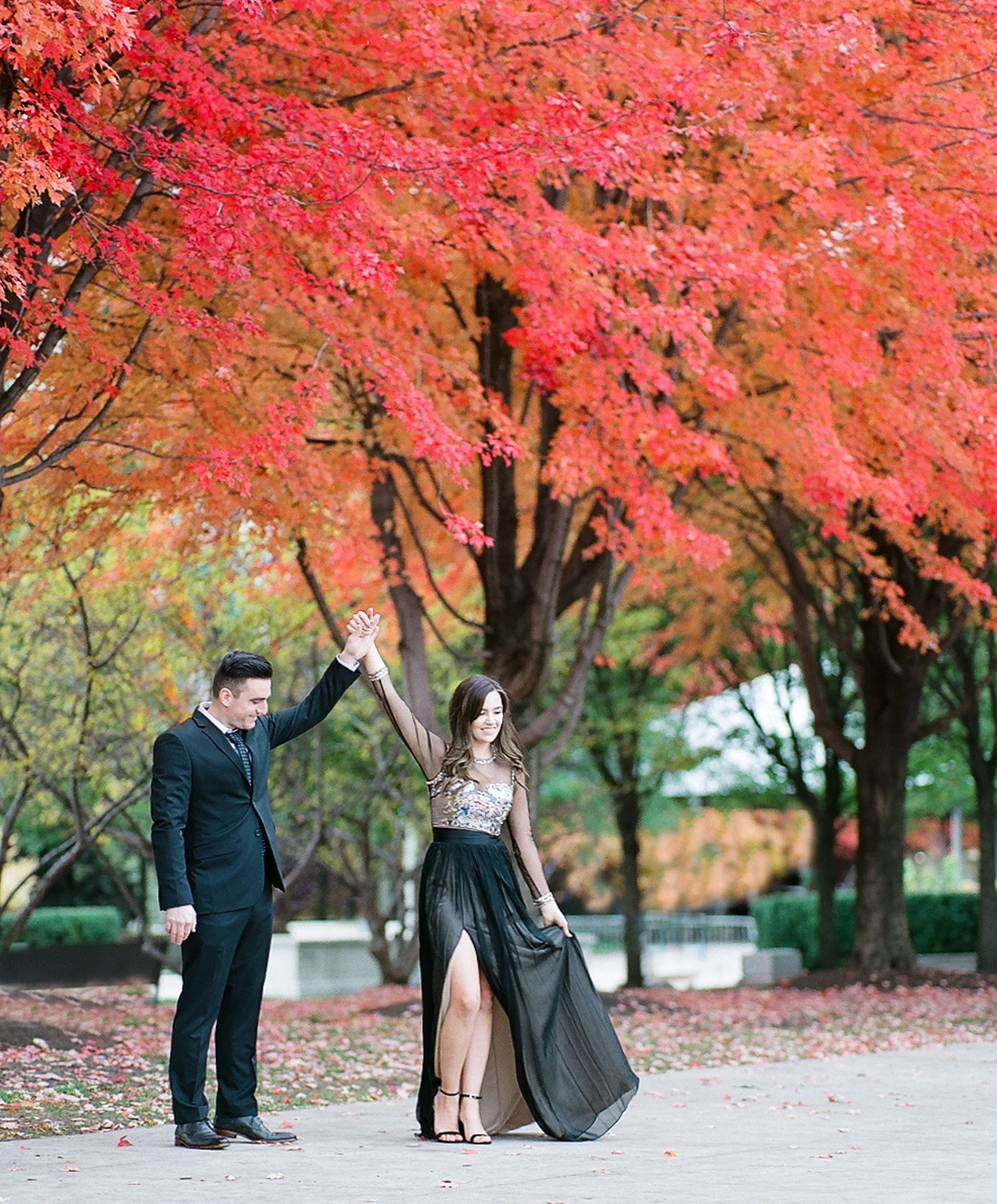 Bonphotage Fine Art Engagement Photography - Millennium Park - Ashley & Urim 