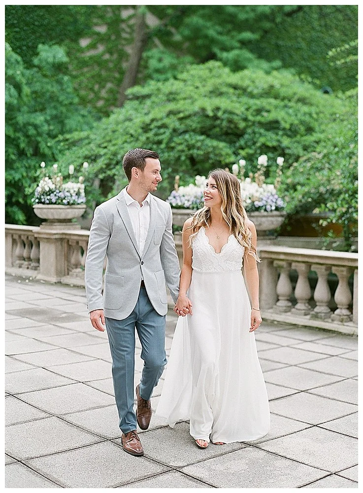 Bonphotage Chicago Fine Art Engagement Photography - Chicago Art Institute - Alyssa &amp; Spencer 