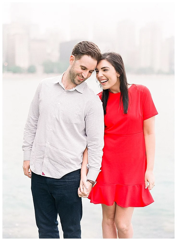Bonphotage Chicago Fine Art Engagement Photography - Olive Park - Lindsey and Kyle 