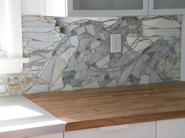  Back Splash in LBI Home Close-up 