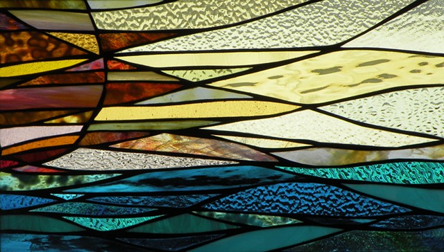 Stained Glass Pattern - Sunrise Pattern — SwellColors Glass Studio