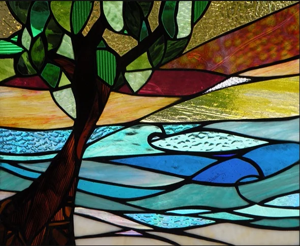 Stained Glass Collection.100 Waves of Summer-8.10-Sunrise View.jpg