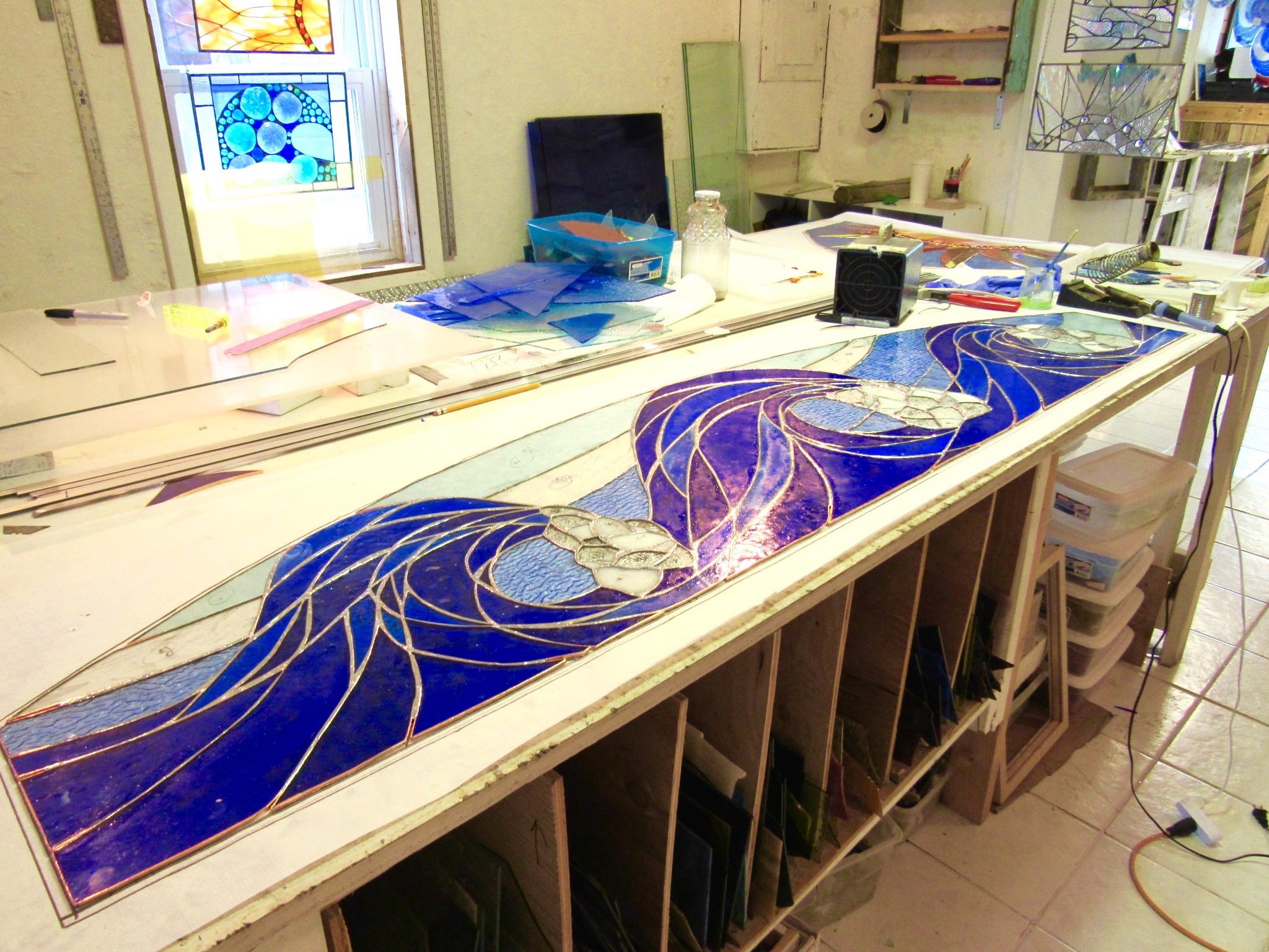 A Peak at the Process: How Do You Solder Stained Glass