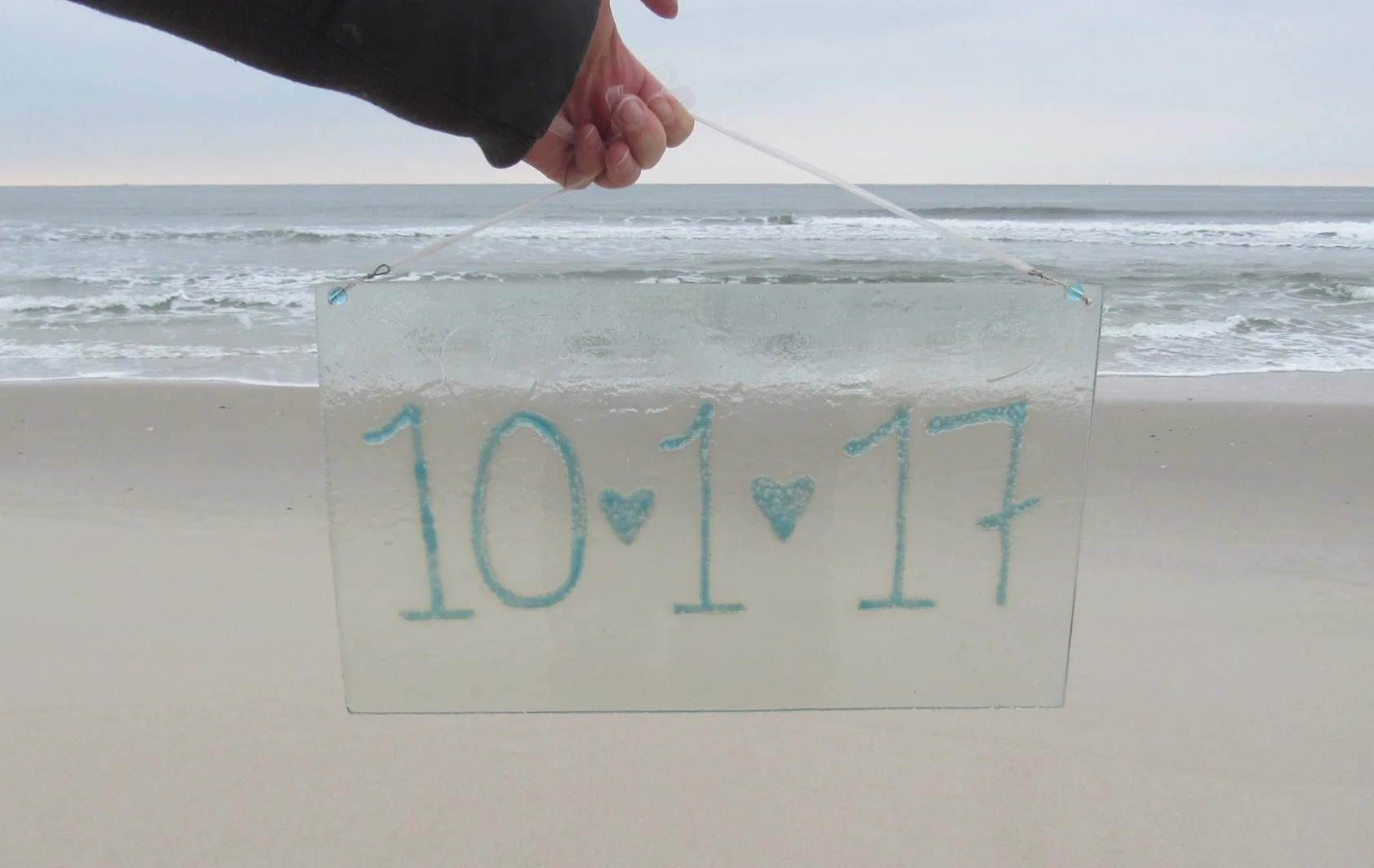 custom wedding gift, handmade glass art, recycled gift idea, custom anniversary gift