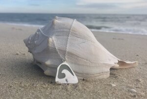 gold inspirational sea glass rose gold quote beach waves engraved necklace silver Rough waves shape you Blue beach glass necklace
