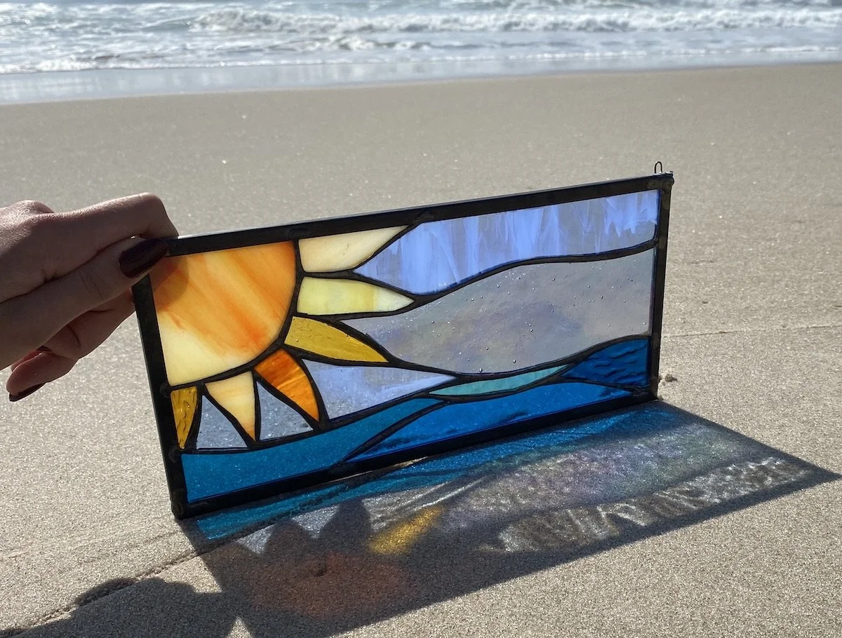 9.28.Sunny Sky over water.Limoncello.Stained Glass Sun Windows.2.jpeg