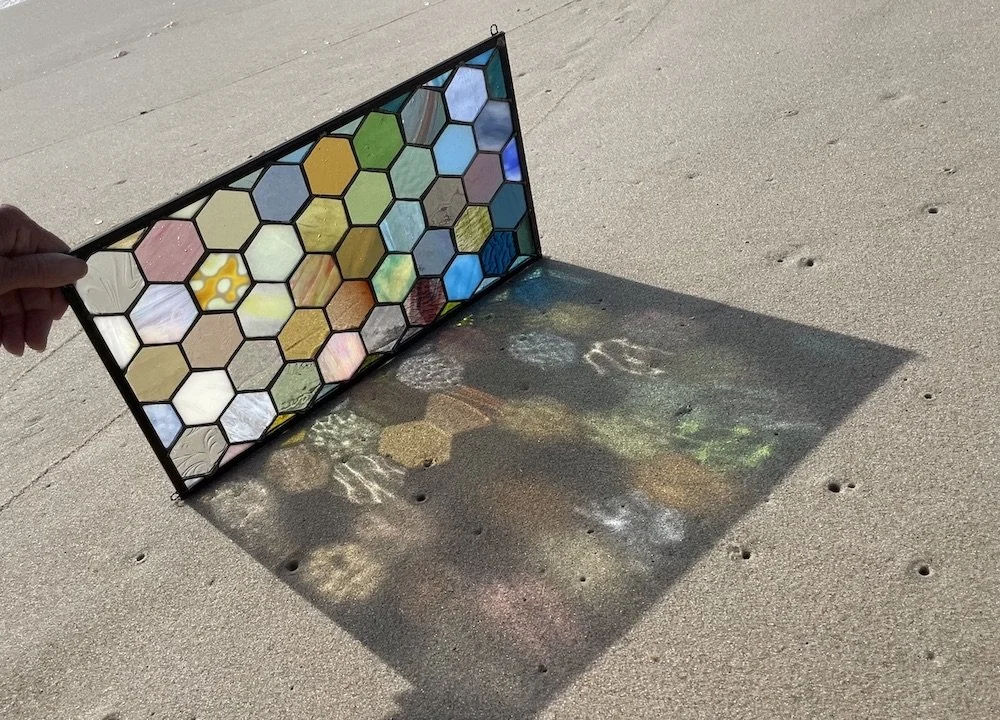 11.3.Blue Ombre Honeycomb.Limoncello.Stained Glass Sun Windows.3.jpeg