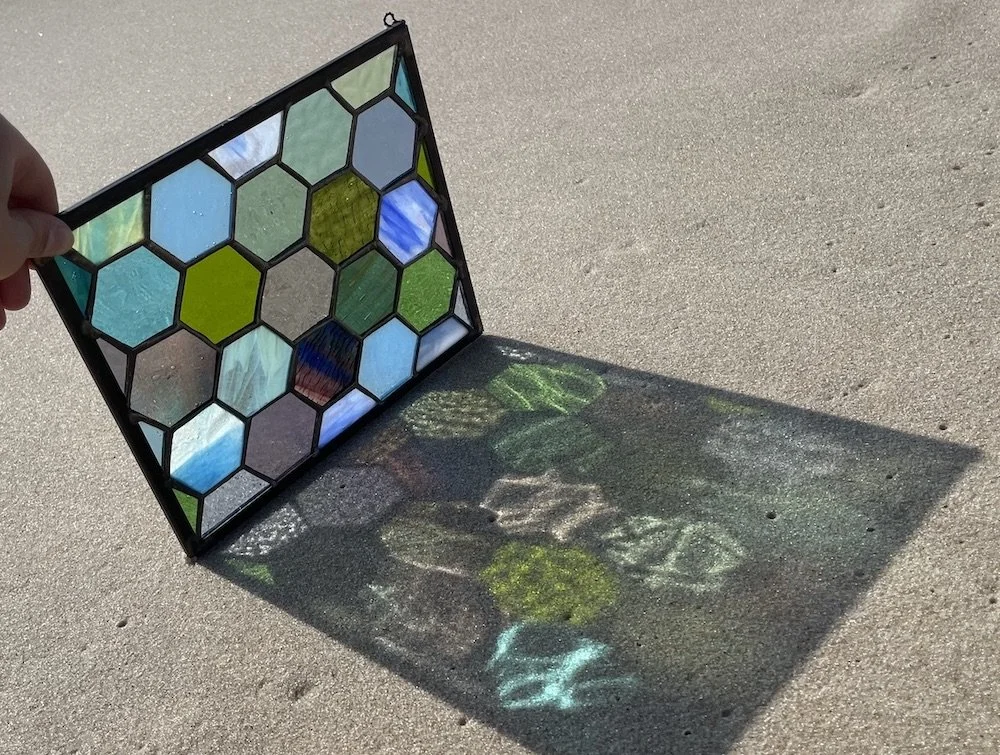 11.6.Mini blues Honeycomb.Limoncello.Stained Glass Sun Windows.3.jpeg