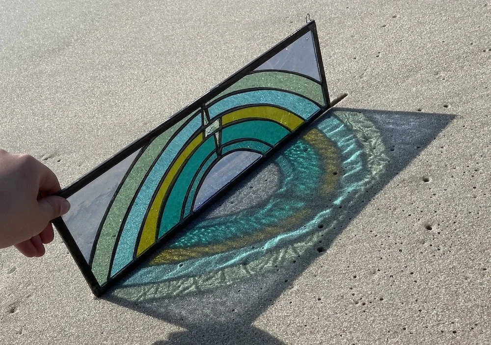11.9.Lightning bolt arch blues.Limoncello.Stained Glass Sun Windows.2.jpeg