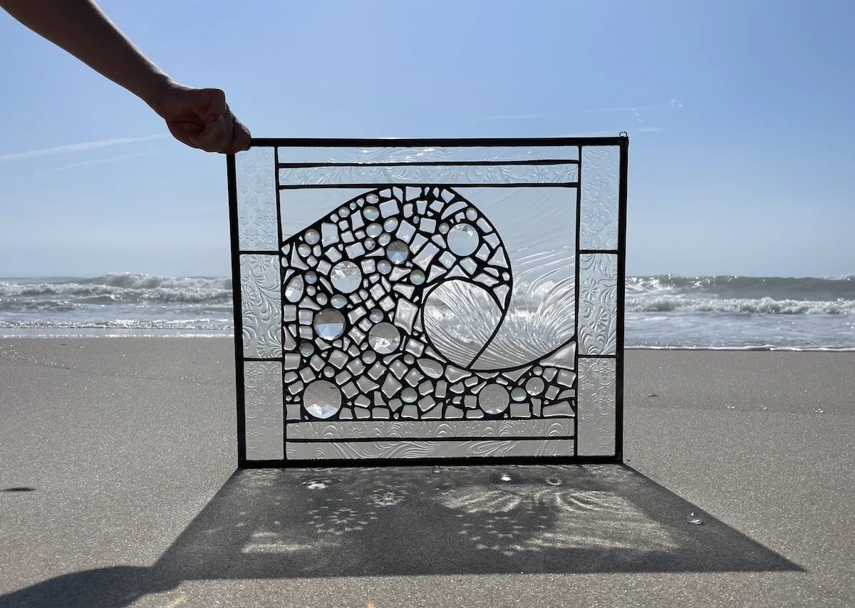 12.18.Large nugget wave clear.Limoncello.Stained Glass Sun Windows.jpeg