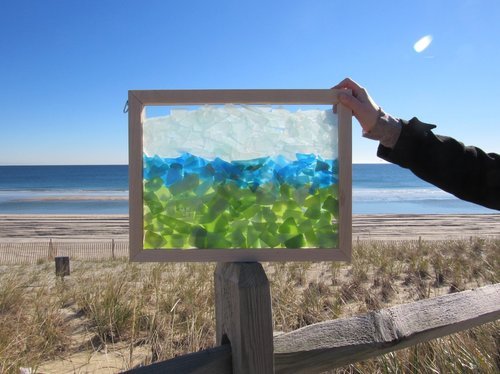 Sea Glass Inspired Seascapes- Coastal Garden