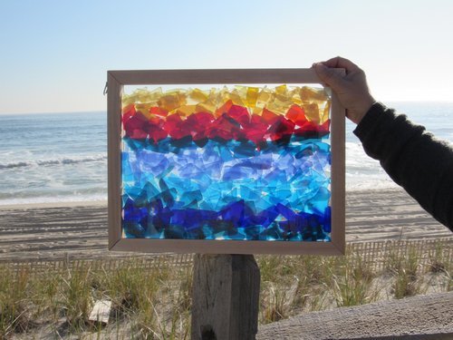 Sea Glass Inspired Seascapes- Daybreak