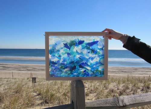 Sea Glass Inspired Seascapes- Wipeout