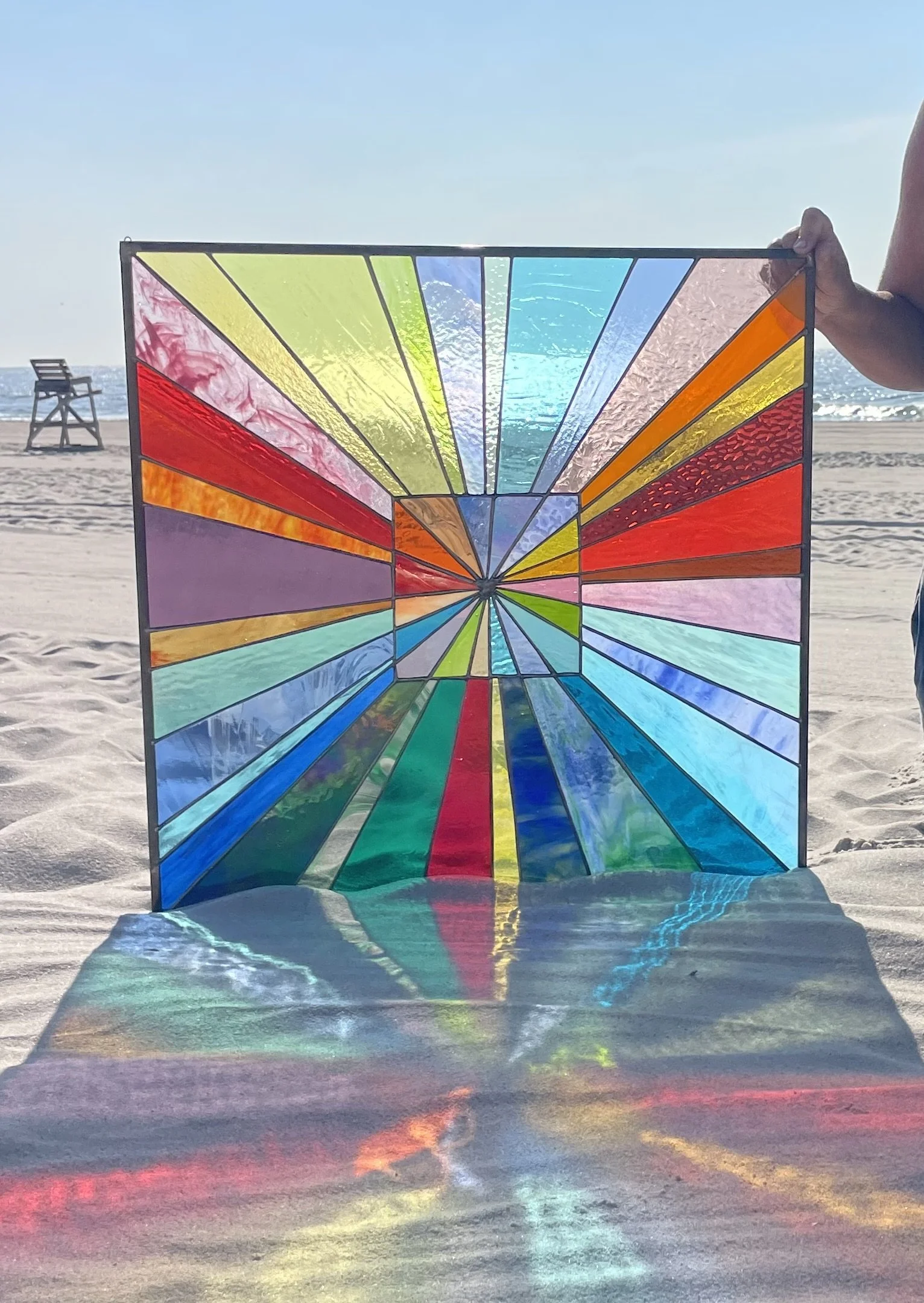 colorful geometricstainedglass meridian