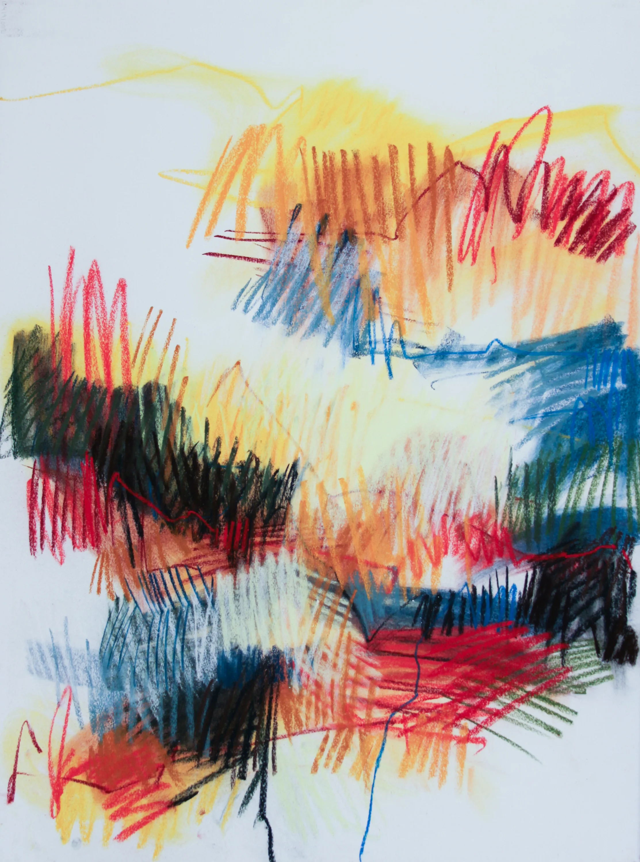 Spring Series I, 2019, Pastel on Paper, 30 x 22 in