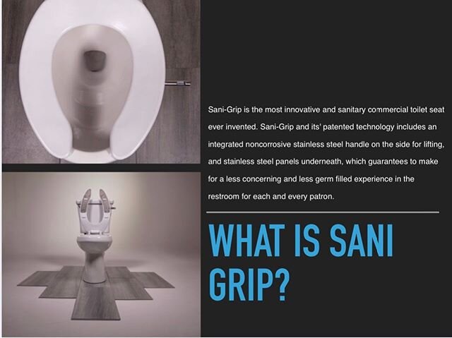 This is why we&rsquo;re different .... #sanigrip #themostinnovativetoiletseatever #sanitary #cleanbathroom