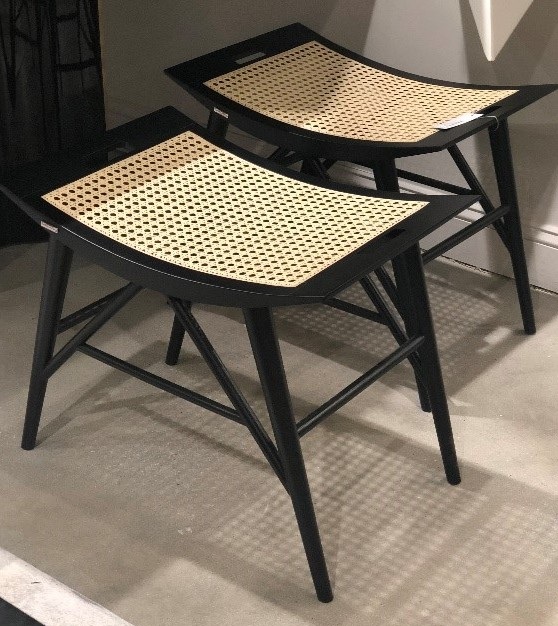 stephaniekrausdesigns-pa-mainline-interior-design-trends-2019-woven-wood-caning-benches
