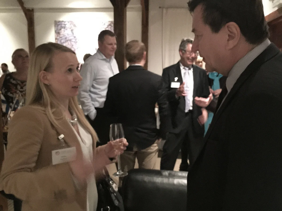 FACC Vice President Tuija Kalpala from Neste and Ambassador Jukka Pietikäinen