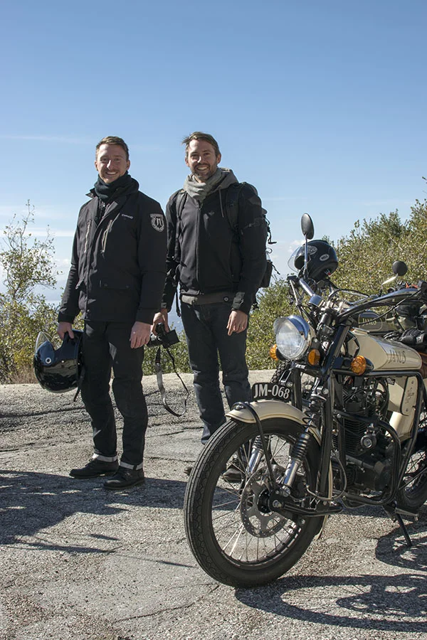 Brrrrr. That’s Devin Biek on the left, one of the two Janus founders (Richard Worsham is the other one). The guy on the right is Jordan Swartzendruber, the Janus video and photo guy.