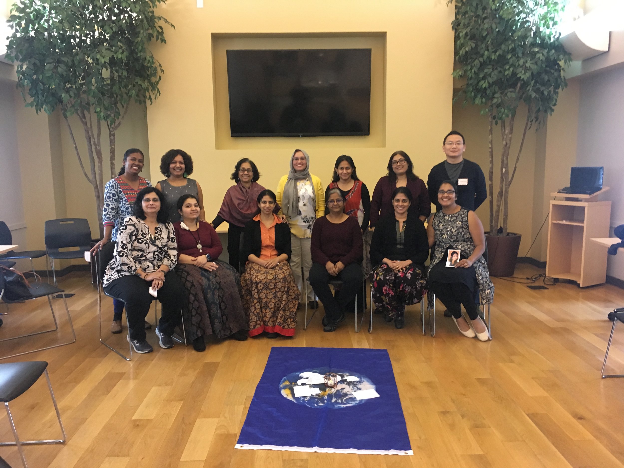 A group picture at the close of our Theater of the Oppressed Session